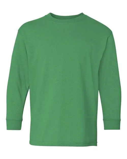 Gildan - Youth Heavy Cotton™ Long Sleeve T-Shirt - 5400B - Image 7