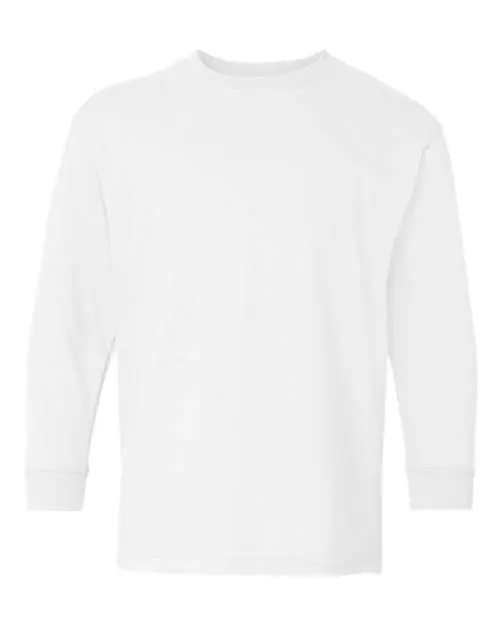 Gildan - Youth Heavy Cotton™ Long Sleeve T-Shirt - 5400B - Image 2