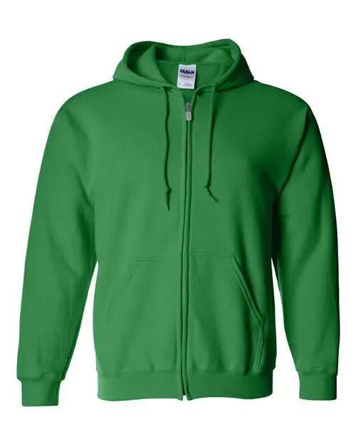 Gildan - Unisex Heavy Blend™ Full-Zip Hooded Sweatshirt – 18600 - Image 10