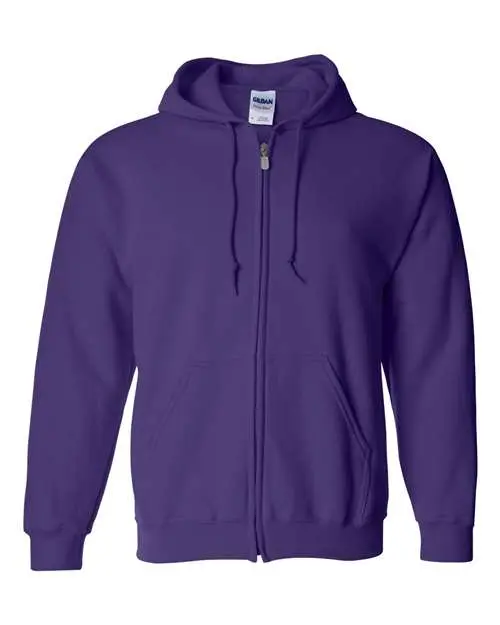 Gildan - Unisex Heavy Blend™ Full-Zip Hooded Sweatshirt – 18600 - Image 13