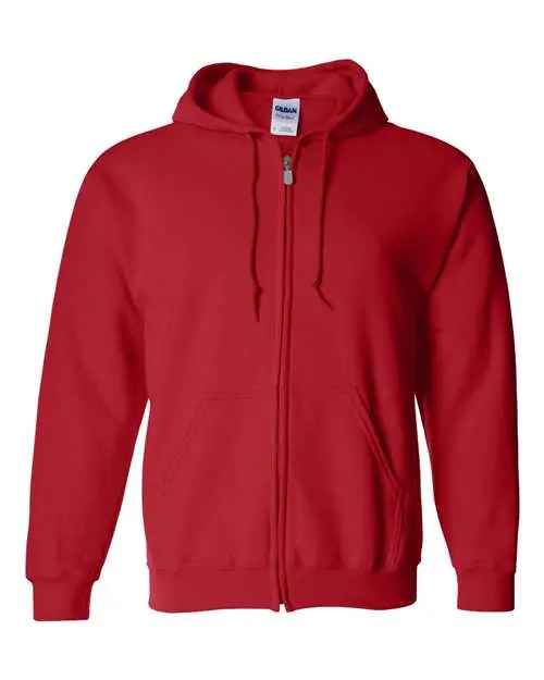 Gildan - Unisex Heavy Blend™ Full-Zip Hooded Sweatshirt – 18600 - Image 14