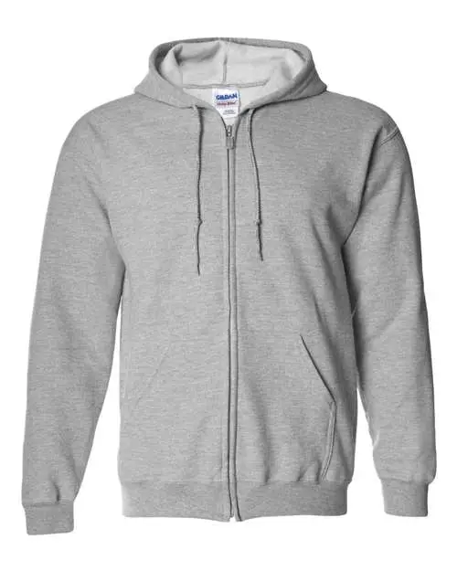Gildan - Unisex Heavy Blend™ Full-Zip Hooded Sweatshirt – 18600 - Image 18